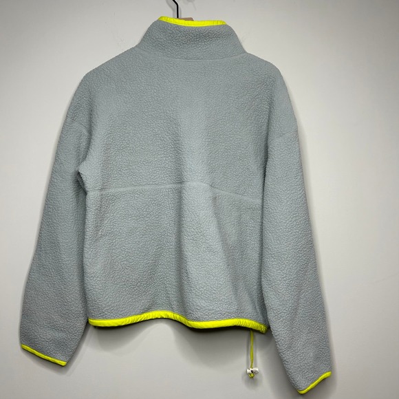 The North Face Cragmont Gray Fleece Pullover 1/4 Snap Size M - Picture 9 of 11